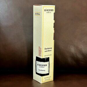 NIB Winedown CHARDONNAY Vintage Wine Inspired Scents Reed Diffuser